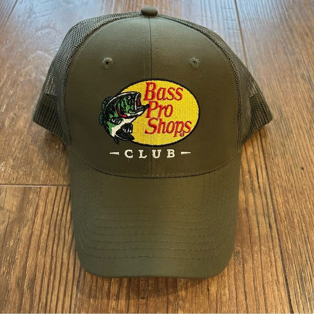 Bass Pro Shops Club Hat Olive Green OS Adjustable
